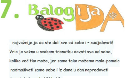 1. mjesto na Balogijadi – Stela Tadić, 4.r.