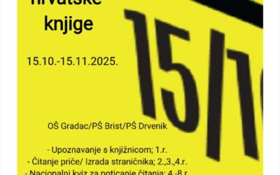 Mjesec hrvatske knjige 15.10.-15.11.2025.